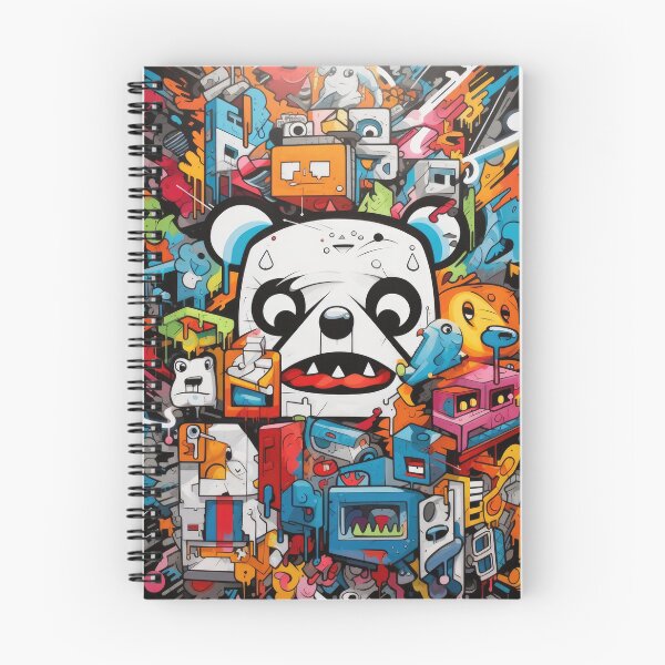 Item preview, Graffiti Style Bear designed and sold by LittleHappies.