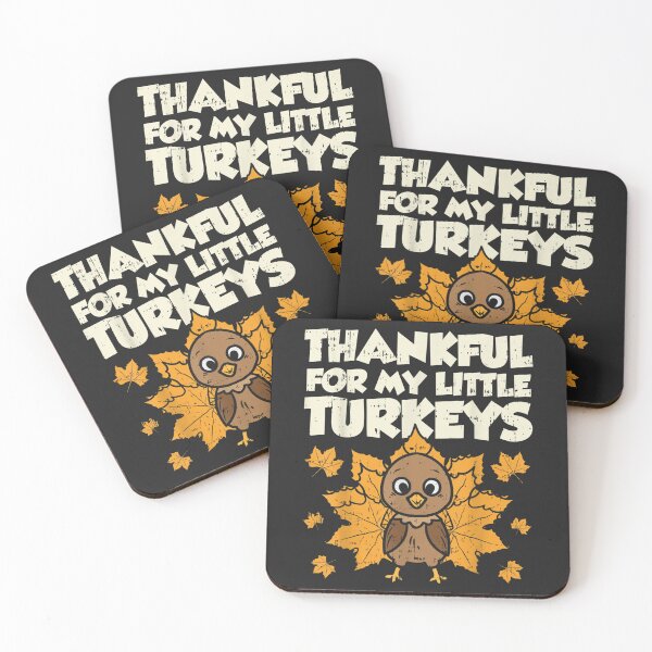 Item preview, Thankful For My Little Turkeys Thanksgiving Teacher Mom Gift designed and sold by William Parker.
