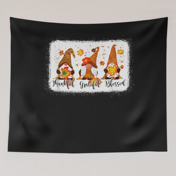 Item preview, Thankful Grateful Blessed Fall Gnomes Autumn Thanksgiving  designed and sold by William Parker.