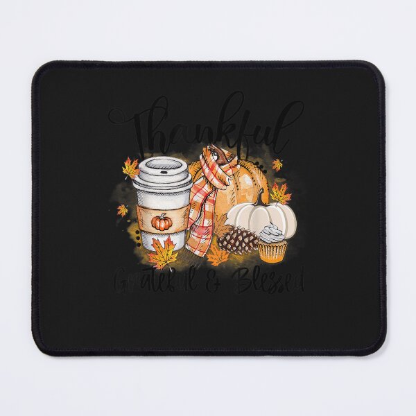 Item preview, Thankful Grateful Blessed Fall Pumpkin Autumn Thanksgiving designed and sold by William Parker.