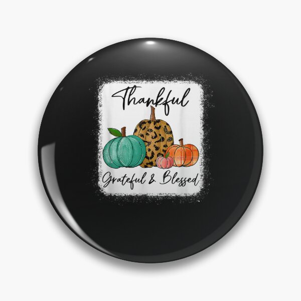 Item preview, Thankful Grateful Blessed Leopard Pumpkin Fall Thanksgiving designed and sold by William Parker.