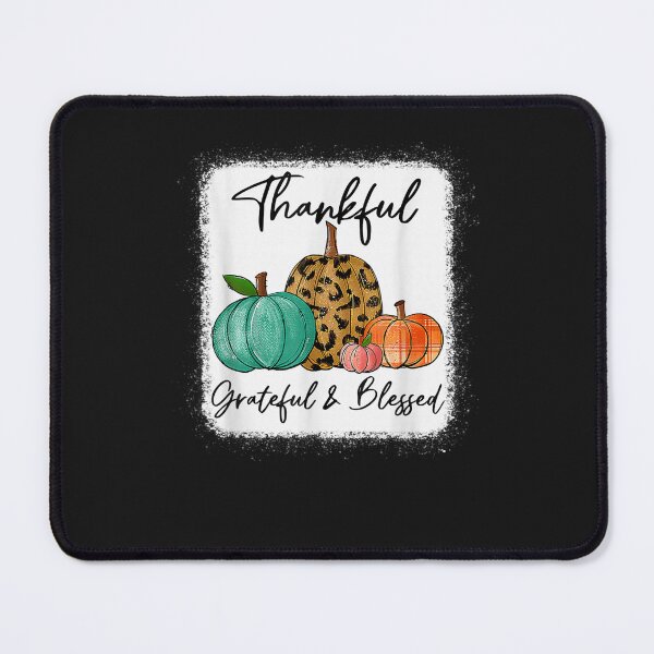 Item preview, Thankful Grateful Blessed Leopard Pumpkin Fall Thanksgiving designed and sold by William Parker.