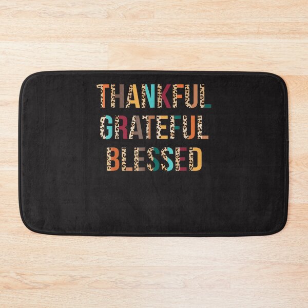 Item preview, Thankful Grateful Blessed Leopard Thanksgiving Fall Vibes designed and sold by William Parker.