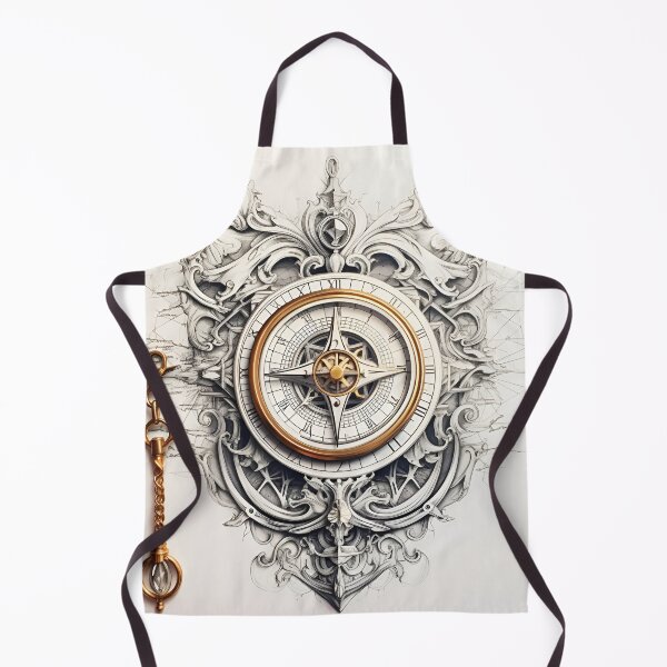 Item preview, high detailed ornate compass art print designed and sold by dcrc.