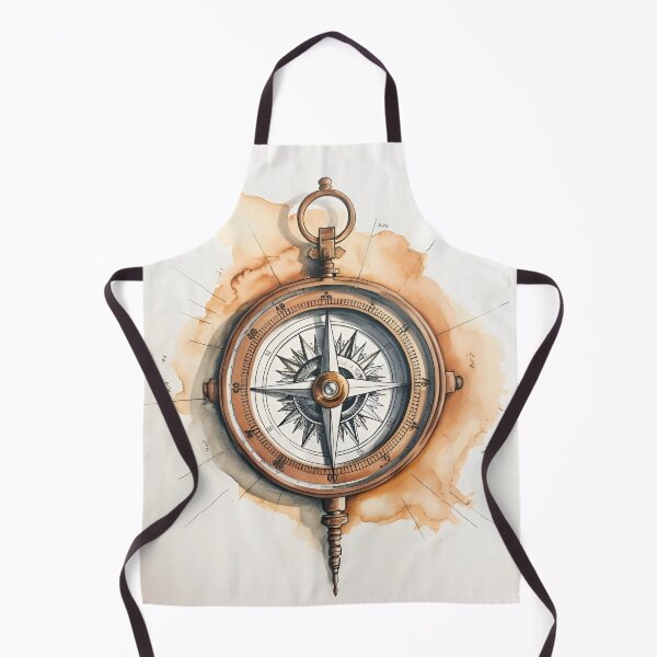 Item preview, high detailed ornate compass art print designed and sold by dcrc.