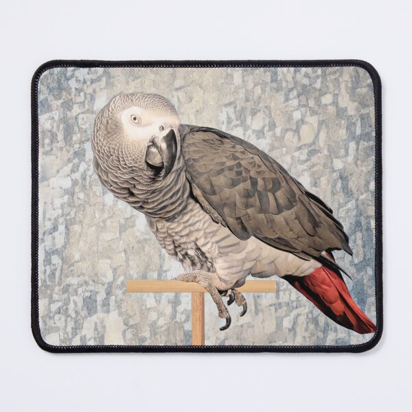 Item preview, African Grey Parrot with a textured background designed and sold by mcornelius.