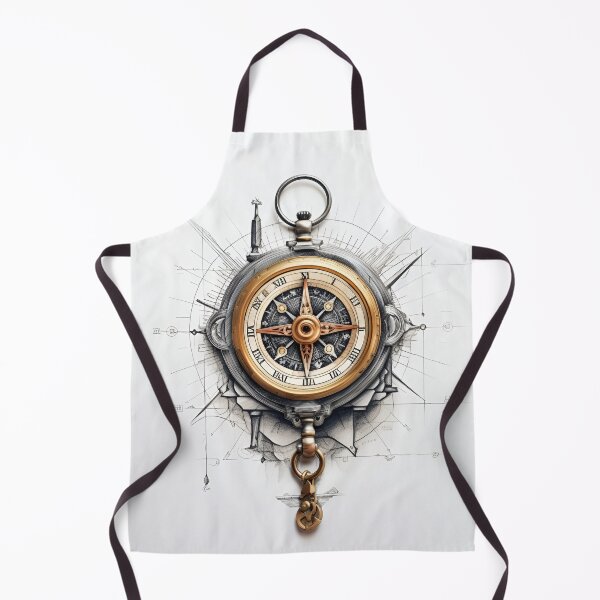 Item preview, high detailed ornate compass art print designed and sold by dcrc.