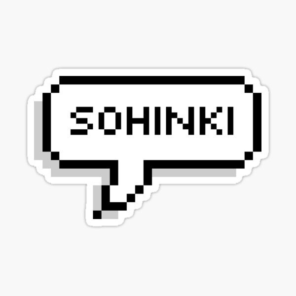 Aperçu de l'œuvre Bulle de dialogue de Pixel de Sohinki créée et vendue par clarebellu.