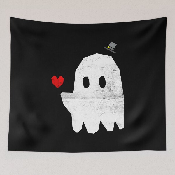 Item preview, Elegant ghost with and heart Valentine vintage TWO Design designed and sold by the Zarock Shop.