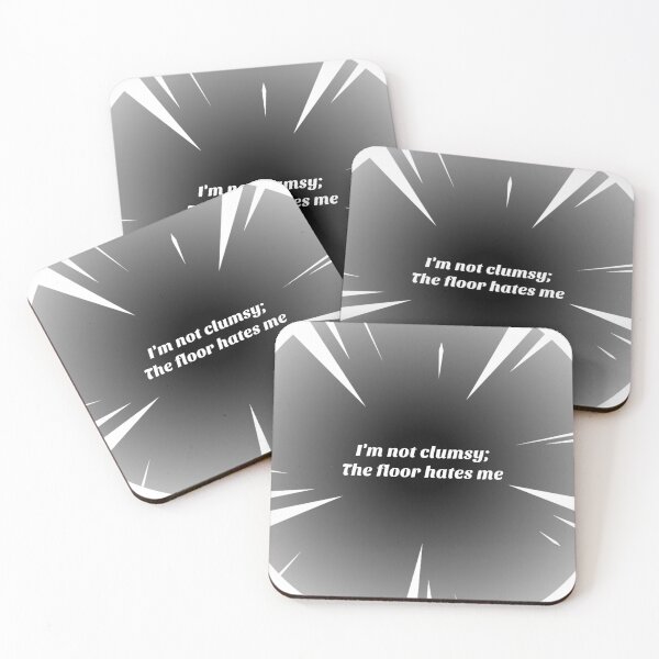 Item preview, Funny I'm not clumsy; the floor hates me designed and sold by Print-Forge.