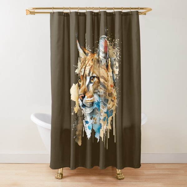 Bobcat Shower Curtains for Sale