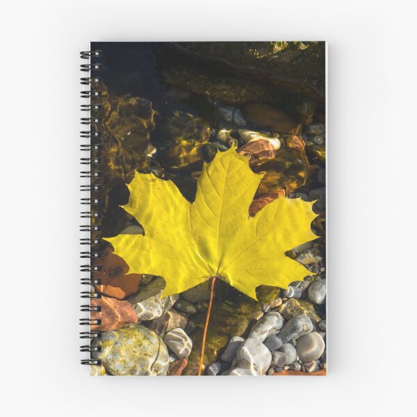 Item preview, Floating Bold Yellow Maple Leaf and Mercurial Sunlight Patterns designed and sold by Georgia Mizuleva.