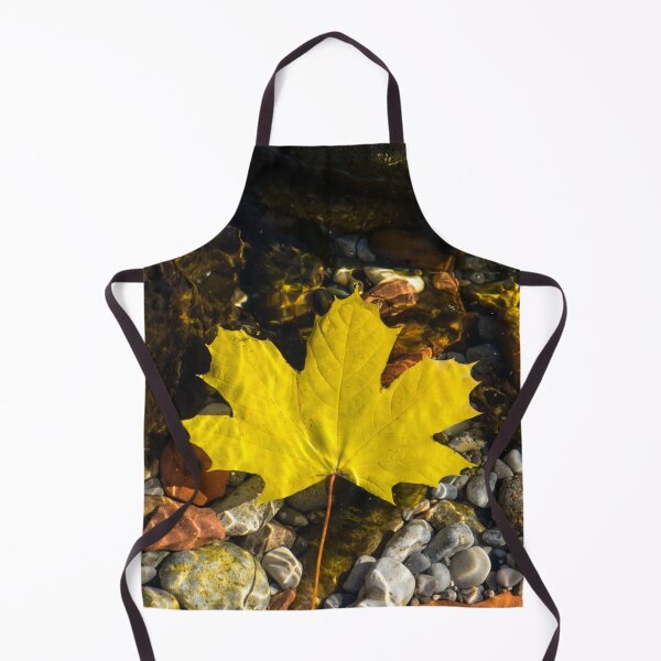 Item preview, Floating Bold Yellow Maple Leaf and Mercurial Sunlight Patterns designed and sold by Georgia Mizuleva.
