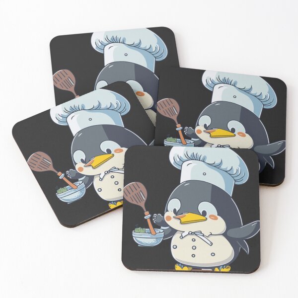 Item preview, Adorable Chef Penguin A Muted Color Kinetic Contour Vector Art  designed and sold by MarioELindeman.