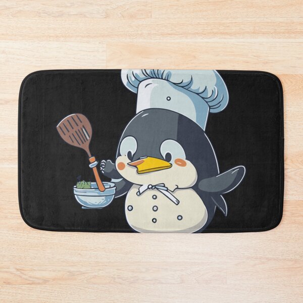 Item preview, Adorable Chef Penguin A Muted Color Kinetic Contour Vector Art  designed and sold by MarioELindeman.