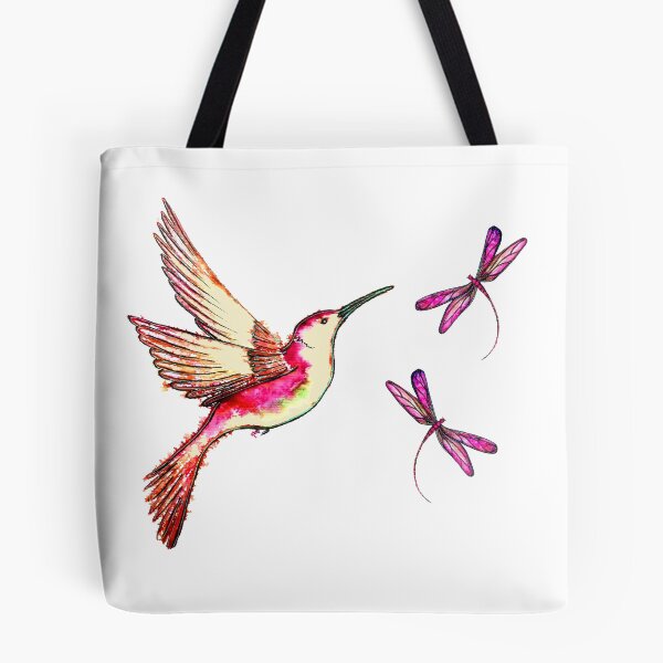 Item preview, Hummingbird and Dragonflies designed and sold by Linda Callaghan.