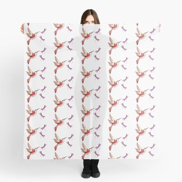 Item preview, Hummingbird and Dragonflies designed and sold by Linda Callaghan.