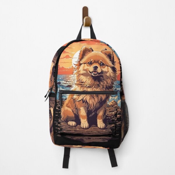 Item preview, Vintage Pomeranian Sunset designed and sold by NarissArt.