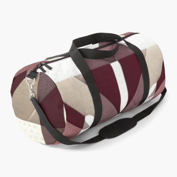 Item preview, Maroon and white Patchwork quilt  designed and sold by Roxburylane.