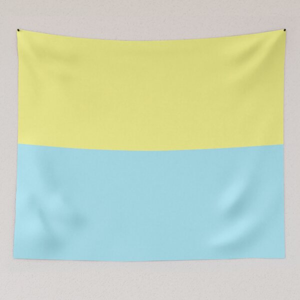Item preview, Colour Block Yellow Blue designed and sold by KGoPrintables.