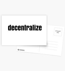 Decentralize Postcards