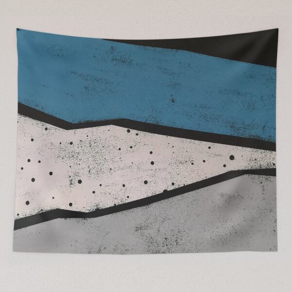 Item preview, Blue, White And Silvery-Gray Abstract Art Designs designed and sold by DEC02.