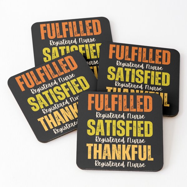 Item preview, Registered Nurse Fulfilled, Satisfied, Thankful Grunge Texture Thanksgiving Design designed and sold by MimsTees.