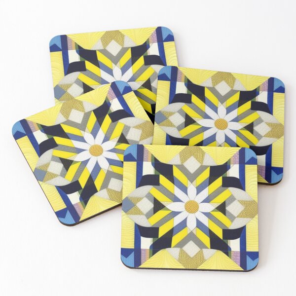Item preview, Yellow quilt pattern  designed and sold by Roxburylane.