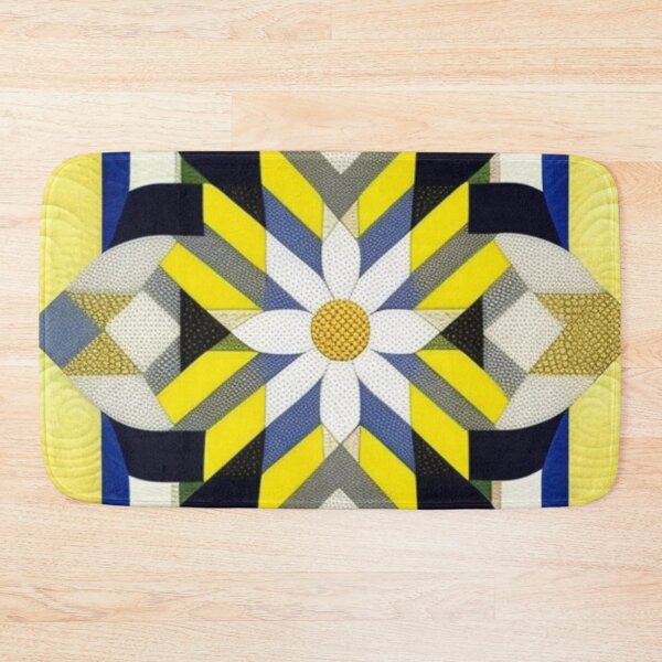 Item preview, Yellow quilt pattern  designed and sold by Roxburylane.