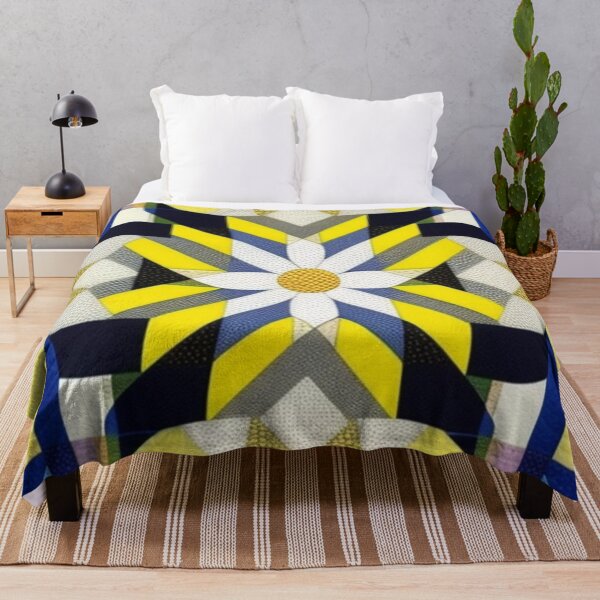 Item preview, Yellow quilt pattern designed and sold by Roxburylane.