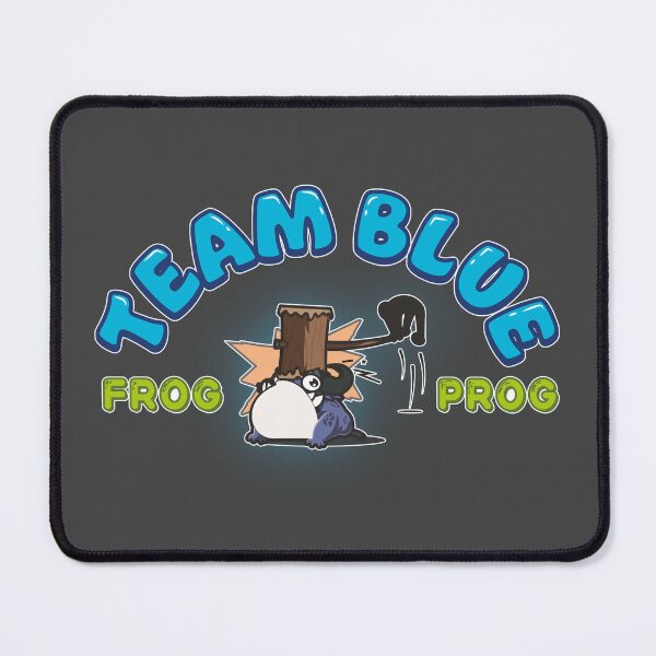 Artikelvorschau, Team Blue Frog Prog entworfen und verkauft von SquidfishStudio.