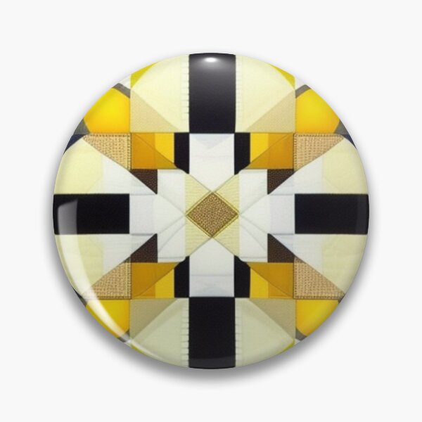 Item preview, Navy and yellow patterned quilt  designed and sold by Roxburylane.