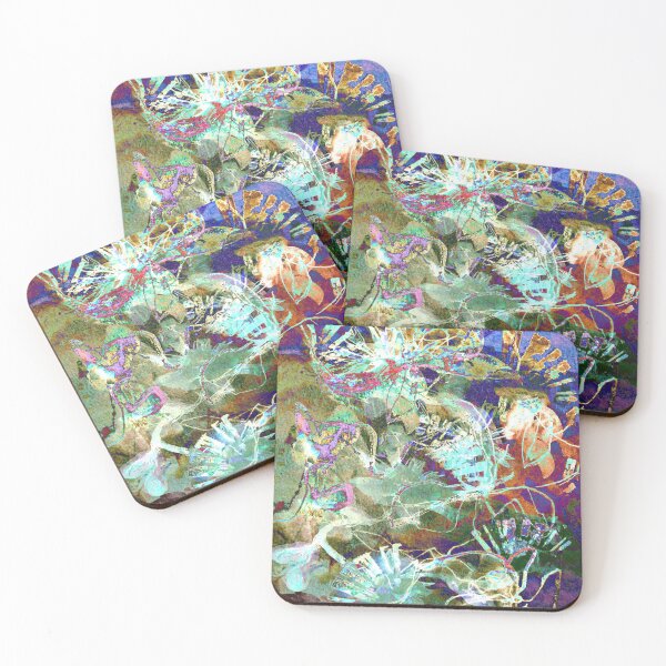 Item preview, Abstract Aquatic Garden designed and sold by kcd-designs.