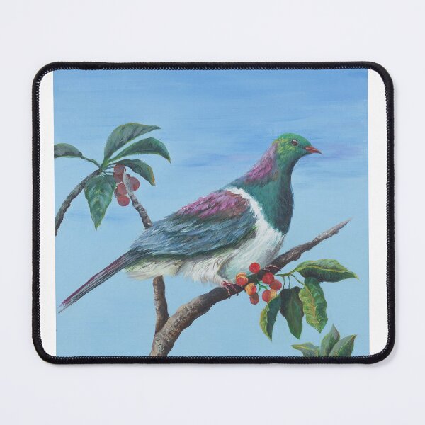 Item preview, Kereru (Wood pigeon) in the Puriri by Robyn Hallberg designed and sold by Robyn Hallberg.