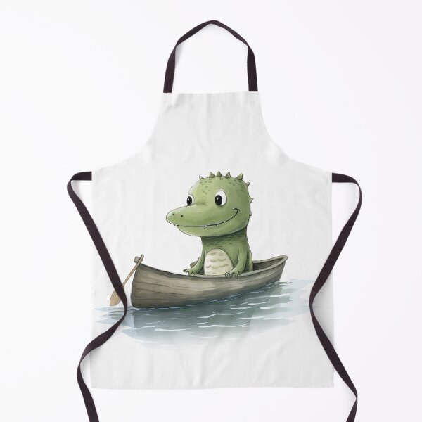 Item preview, Cute Crocodile in a Boat designed and sold by LittleHappies.