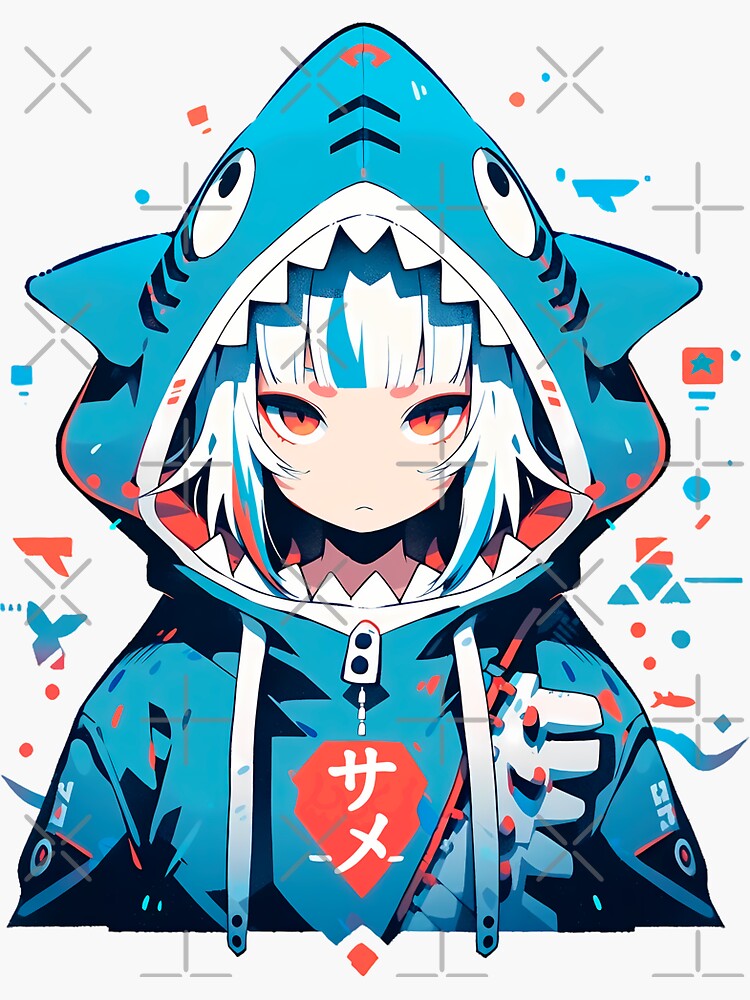 Shark 2024 hoodie anime