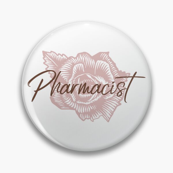 Item preview, Pharmacist Pink Floral Design designed and sold by PharmDLight.