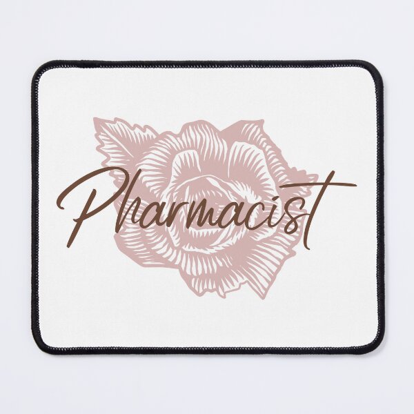 Item preview, Pharmacist Pink Floral Design designed and sold by PharmDLight.