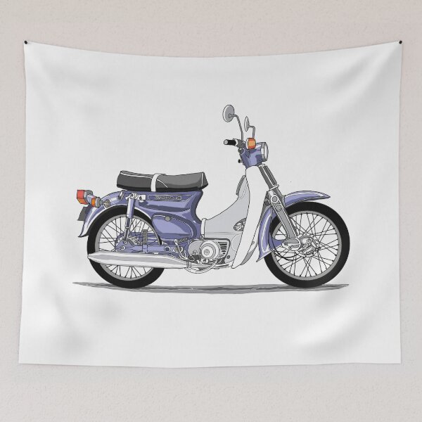Item preview, Drawing/Sketching Motorbike Super Cub C90 designed and sold by GaalArt.