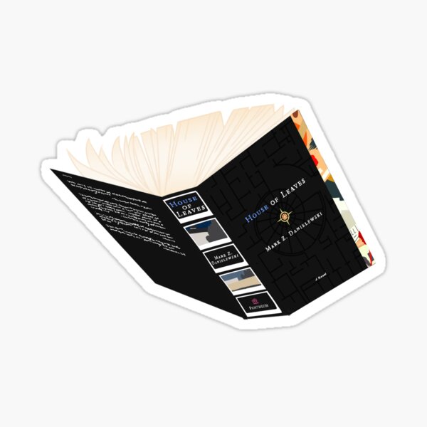Item preview, House of Leaves book sprawled open designed and sold by House of Leaves & others.