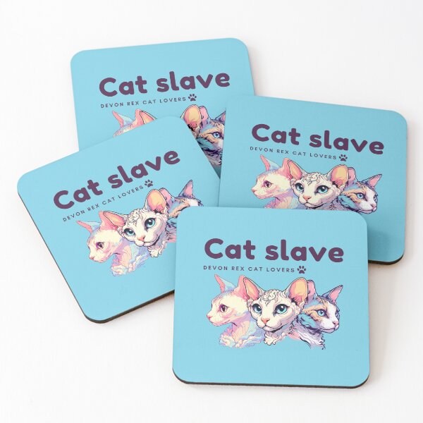 Item preview, Cat slave - Devon Rex Cat lovers designed and sold by mamacub.