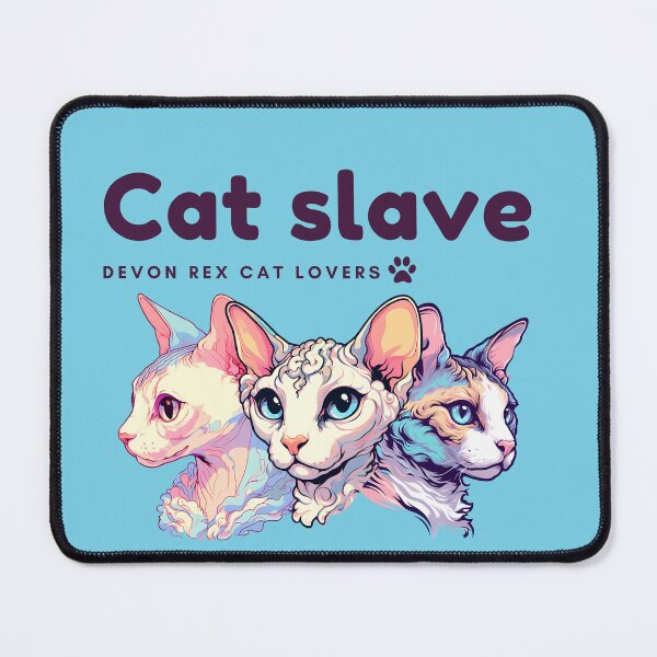 Item preview, Cat slave - Devon Rex Cat lovers designed and sold by mamacub.