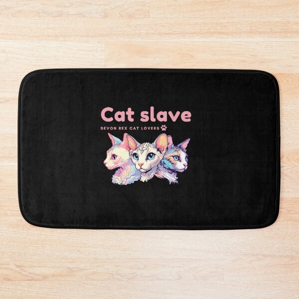 Item preview, Cat slave - Devon Rex Cat lovers - pink designed and sold by mamacub.