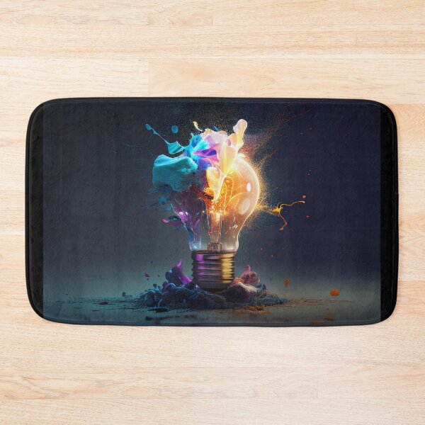 Item preview, Exploding paint Light Bulb designed and sold by theL3Studio.