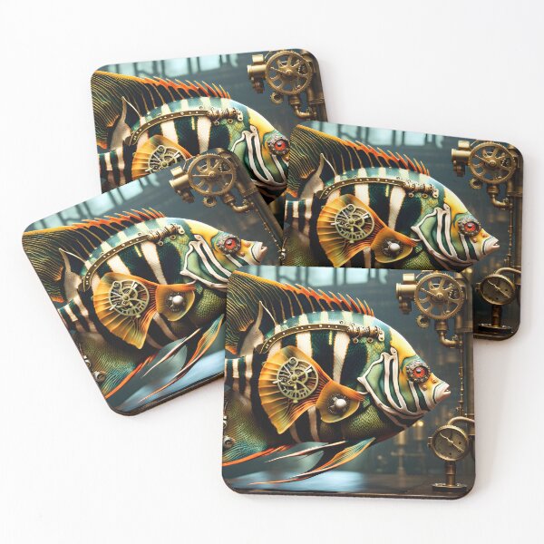 Item preview, Steampunk Angelfish designed and sold by Randy Turnbow.