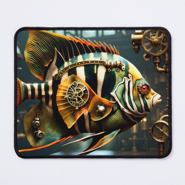 Item preview, Steampunk Angelfish designed and sold by Randy Turnbow.