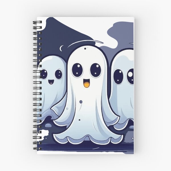 Item preview, singing ghostly souls, Halloween ghosts, spooky art, paranormal poster, supernatural designed and sold by Natairbrush.
