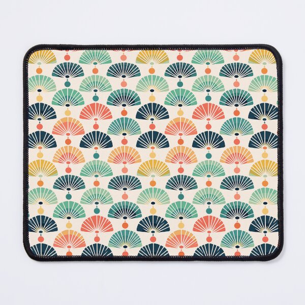 Item preview, Vintage Japanese Hand Fan Pattern designed and sold by WycWycCo.
