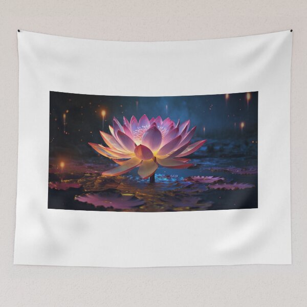 Item preview,  Lotus flower rays of light HD wallpapers for PC designed and sold by aiphotosart.