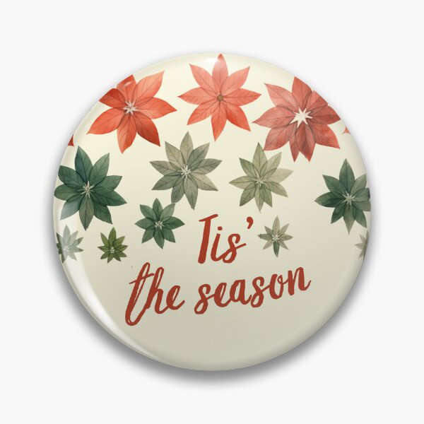 Item preview, Minimalist Poinsettia 'Tis the Season' Design designed and sold by minjagoods.